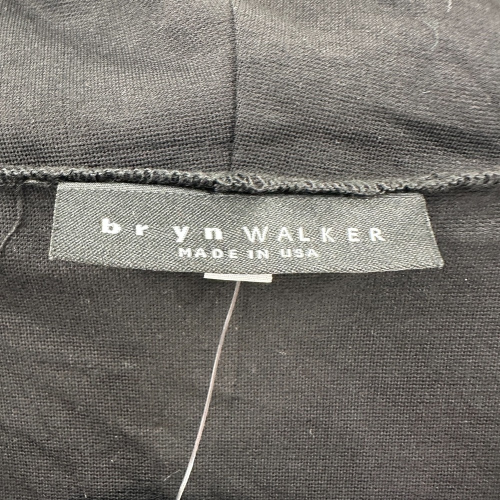 bryn Walker Black Draped Front Sleeveless Tunic - Picture 6 of 11